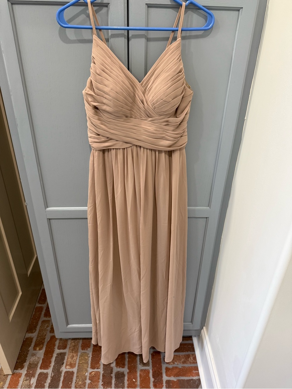 Women’s Formal Maxi Dress in Beige